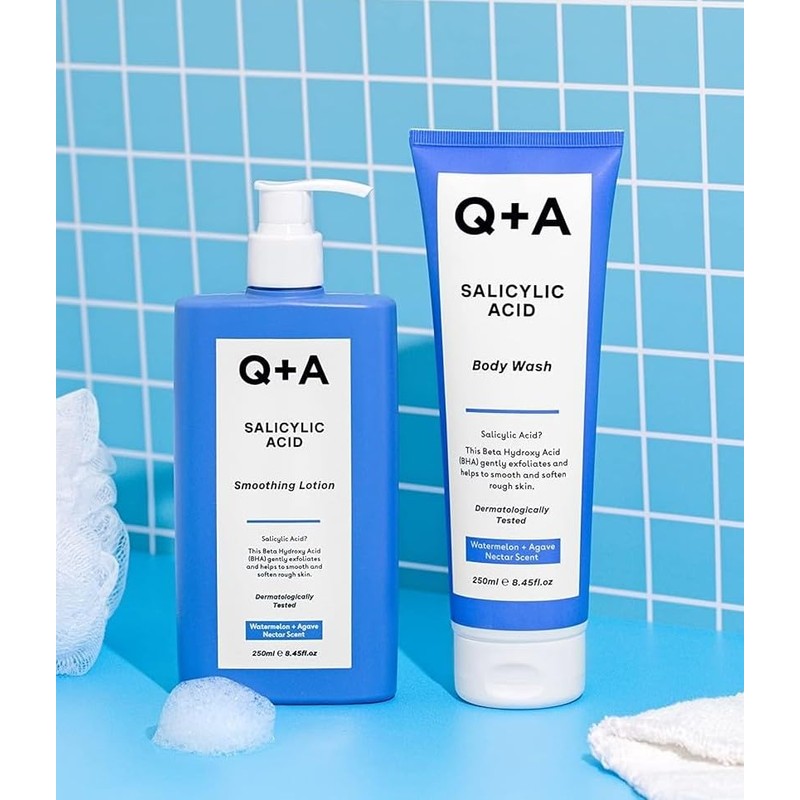 Q+A Salicylic Acid Smoothing Body Lotion Duo 2 x 250ml