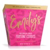 Emily's Milk Chocolate Covered Fortune Cookies, Crunchy Vanilla Flavored, Individually