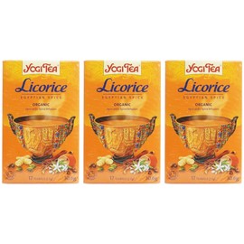 (3 PACK) - Yogi Tea - Licorice Egyptian Spice | 17 Bag | 3 PACK BUNDLE