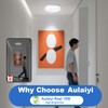 Aulaiyi Lamp with Motion Sensor Indoor, LED Ceiling Light with