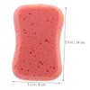 PACKOVE 4Pcs Skin Friendly Bath Sponge Exfoliating Scrubbers for Gentle