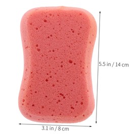 PACKOVE 4Pcs Skin Friendly Bath Sponge Exfoliating Scrubbers for Gentle Cleansing for Shower Bathing Random