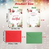wonmon 30 Pack Christmas Party Invitations Cards, Christmas Pine Cones