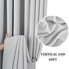 RYB HOME Blackout Room Divider Curtains with Flexible Track Ceiling&Wall