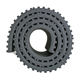 Wake Industry BGL-02 Anti-Vibration Rubber Long, Black, Thickness 0.4 x Width 39.4 x Length 39.4 inches (100 x 1000 mm), Washing Machine, Anti-Vibration, Steps, 1 Roll