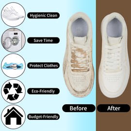 Shoe Washing Bag for Washing Machine, Laundry Shoe Bag for Washer and Dryer, Reusable Shoe Bag, Sneaker Washing Machine Bag (Blue 2pcs)