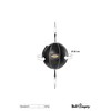Deluxe Leather Boxing Speed Ball Black / Diameter Approximately 25