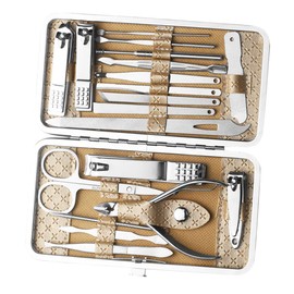 FOMIYES Stainless Steel Cuticle Nippers Professional Manicure Tool Set Nail Clippers Cuticle Cutter for Women Men