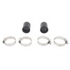 2Pcs 1in High Temp Pipe Clamps Connector Sturdy Exhaust Pipe
