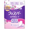 Whisper 1-piece 2-in-1 W-Guard 15cc 32 pieces (Absorbent Napkin Urinary