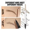 Anglicolor Eyebrow Pencil - Curved Eyebrow Pen, 2-in-1 Dual-Ended Microblading