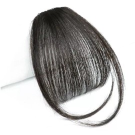 Dtup Flequillo Postizo 100% Cabello Humano C/clip Premium Quality