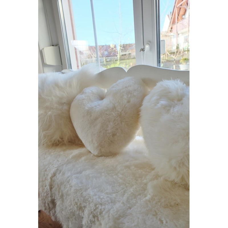 Bayern Fell Lambskin Champagne 120-130 cm Real Merino Sheepskin Cuddly