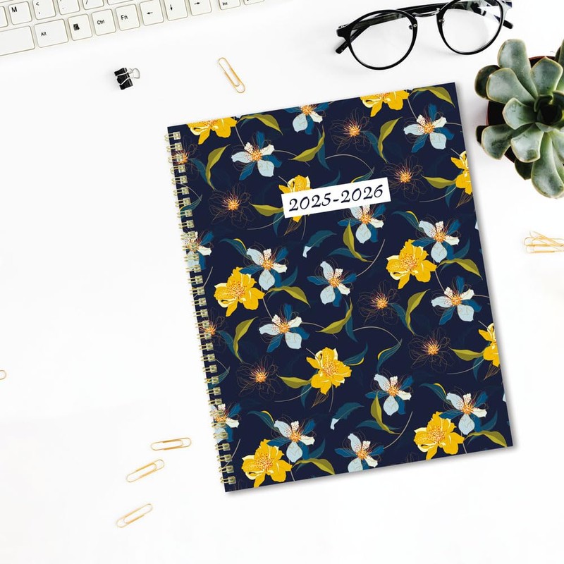 Blueline® Essential Academic Monthly Planner, 14 Months, July 2025 to