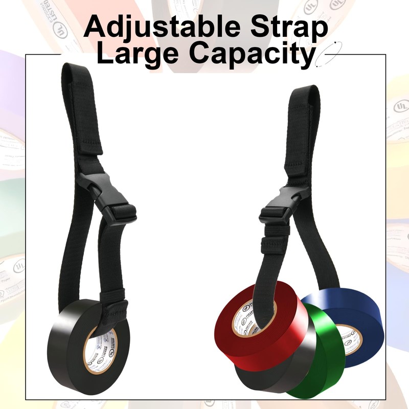 Homakover Electrical Tape Holder for Tool Belts, Universal Fit, Adjustable