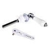Colexy Toilet Handle Replacement Cistern Lever, Ceramic Toilet Flush Lever