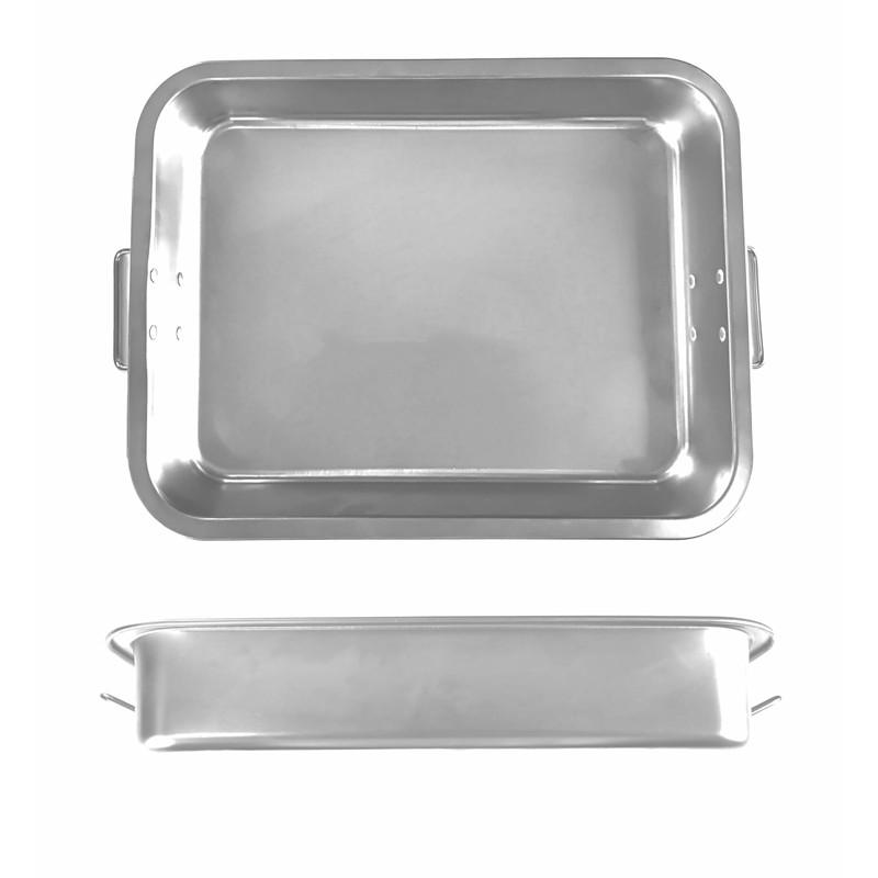 VBOYL 16" Premium Stainless Steel Roaster Pan Set with Baking