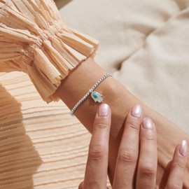 Joma Jewellery A LITTLE | PROTECTION | Silver Plated | Bracelet | 17.5cm stretch