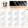 TOPNEW Shoe Slots Organizer for Closet 12 Pack Adjustable Level