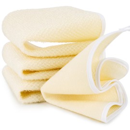 Exfoliating Cloth - 4 Pack Exfoliating Washcloths for Body and Face Clean 8 × 10 inches Durable Weave Bath Body Scrubber Face Wash Cloths Bath Towel Washcloths Wash Towels for Women and Men