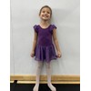 Zaclotre Ballet Leotards for Girls Toddler Ruffle Sleeve Crisscross Back