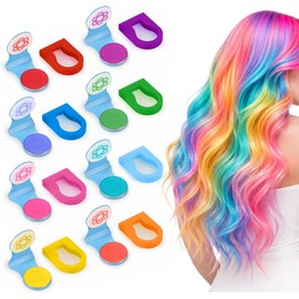 Tinte para el Cabello de 8 Colores, Color Duradero, Unisex