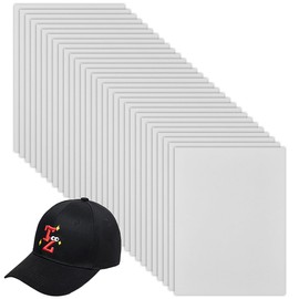 OLYCRAFT Pack of 30 3 mm White Embroidery Foam 23 x 30 cm EVA Foam Panels Stick Craft Foam Rectangular Foam Board Cosplay Foam for Hand Sewing Embroidery Machines Cosplay Costume DIY Projects