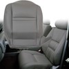 NLQR Front Driver Bottom Replacement Seat Cover Gray Microfiber Leather
