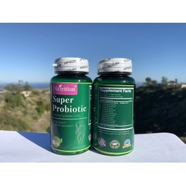 Super Probiotics Urinary system daily care for Women and Men 600 Billion CFUs with Prebiotics, UT Support, Women's and Men's Probiotic for Adults, Shelf Stable Probiotic Supplement, 60 Veggie Capsules