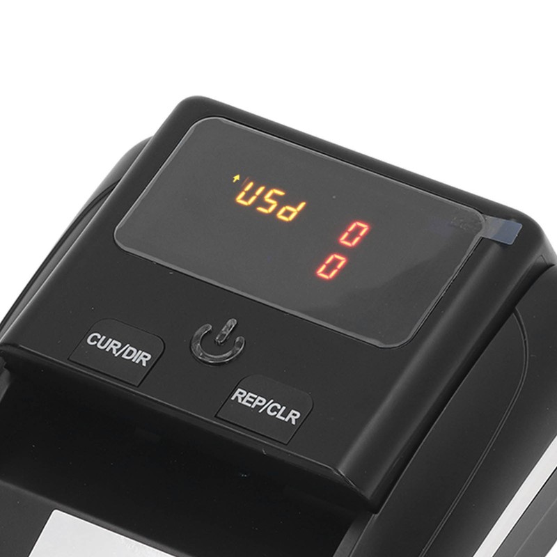 Automatic Banknote Detector Portable USD EUR Count Machine Counterfeit Bill
