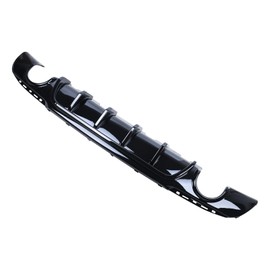 AOKAILI Rear Diffuser Lips Compatible with 2015-2023 C-hrysler 300C SRT，Rear Glossy Black ABS Rear Bumper Molding Lower Valance Diffuser Lip