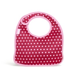 Built NY Infant Bib Baby Pink Mini Dots (Set of 2)