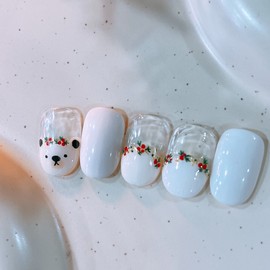Pure J [x-mas collection] Solberry Bush - Short Almond / 퓨어제이[x-mas컬렉션] 솔베리부쉬 - 숏아몬드
