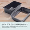 Chicago Metallic Professional Gluten-Free Loaf Pan, Perfect for baking bread,