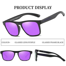 HGDGears UV400 Protection Mens Polarised Sunglasses for Driving Hiking Traveling.
