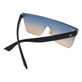 CL Gafas De Sol Sin Montura De Gran Tamaño Mono Shield