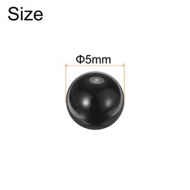 Sourcing Map 20pcs 5mm Si3N4 Silicon Nitride G5 Precision Ceramic Bearing Balls
