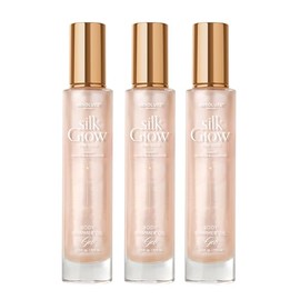 Absolute New York - Silk Glow Shimmer Mist Glow, Radiant, Shimmer Body & Face & Hair, Shea Butter, Coconut Oil, Vitamin E (SBGS04 Rose Gold Oil Gel (Set of 3), 3.4 fl oz)