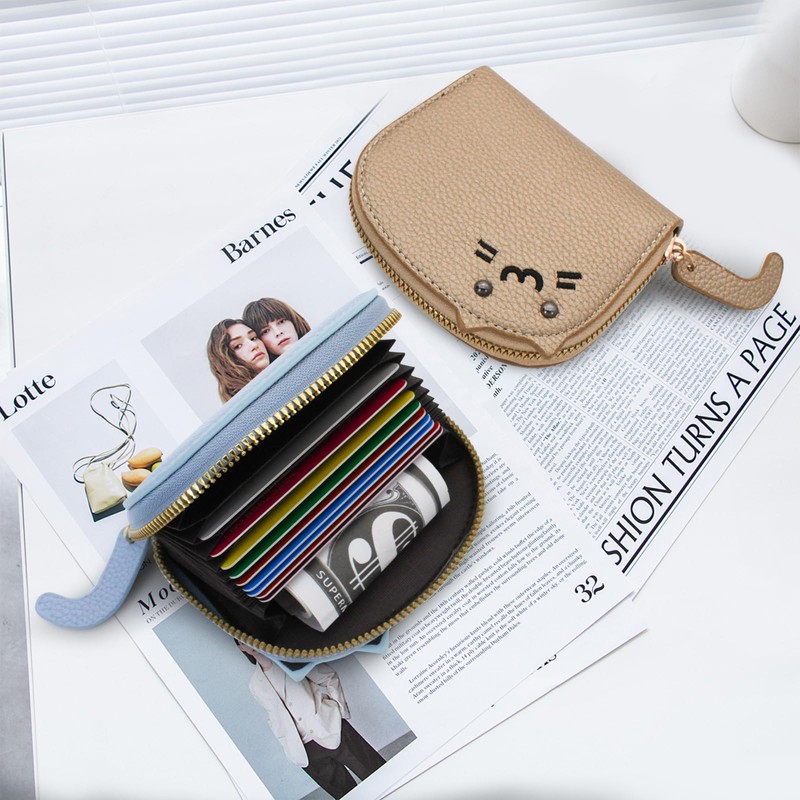 AfitLulu Small Purses for Women, Card Wallet Accordian Credit Card