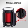 Magnetic Wall Mount Retractable Belt Barrier-6.5/9.8/16.4 FT Red Belt Temporary