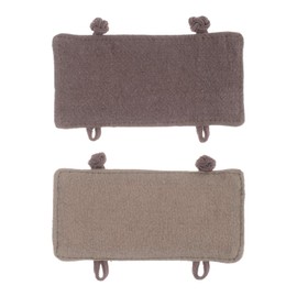 HOMSFOU 2-Pack Anti-Scalding Cloth Handle Covers for Tea Kettles Heat Resistant Pot Handle Wraps Cotton Fabric Protectors for Kitchen Safety and Comfort