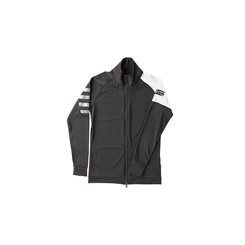 リーフツアラー ラッシュガード メンズ フロントジップ UVカット UPF50+ ブラック Mサイズ RA5117