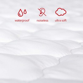 Pack and Play Mattress Pad (6 Sizes), Compatible with Baby Trend Lil Snooze Deluxe 2 Nursery Center, Pack and Play Mattress Sheets Cover Soft Quilted, Pack and Play Mattress Pad Protector