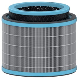 Leitz Trusens Allergy and Flu Replacement Anti-viral 3-in-1 HEPA Filter Drum, Mesh Prefilter, HEPA Filter, Carbon Filter, For Leitz Z-2000/Z-2500 Air Purifier, Removes Odours and VOCs, 2415117