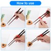 Chopstick Helper Beginners,8 PCS Training Chopstick Hinges Training Chopsticks Training
