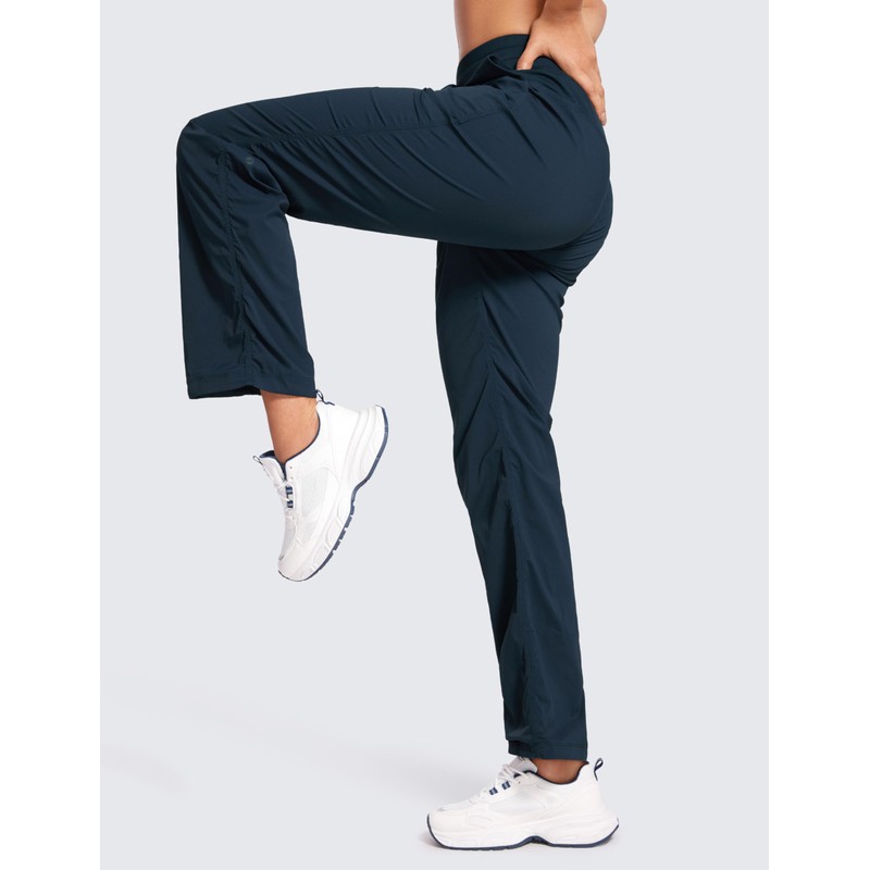 CRZ YOGA Lightweight Straight Leg Workout Pants for Women 30"
