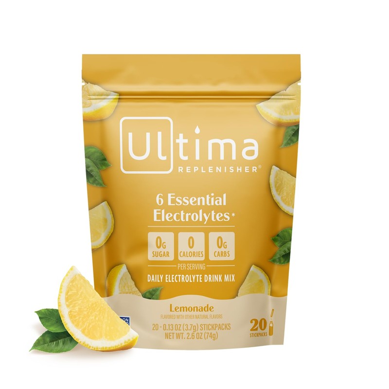 Ultima Replenisher Bebida en Polvo con Electrolitos Diarios, Sin Azúcar,