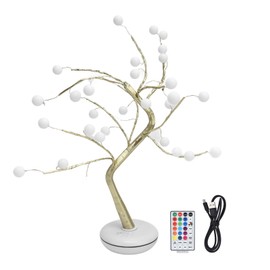 Tree Lamp 36leds USB Powered Or Battery Powered Remote Control RGBW DIY Artificial Tree Lamp for Home Party Holiday