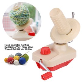 Hand Operated Knitting Roll String Yarn Fibre Wool Thread Ball Winder Holder Sewing Accessories