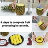 Newness Pineapple Corer and Slicer Tool, Robust Pineapple Core Remover